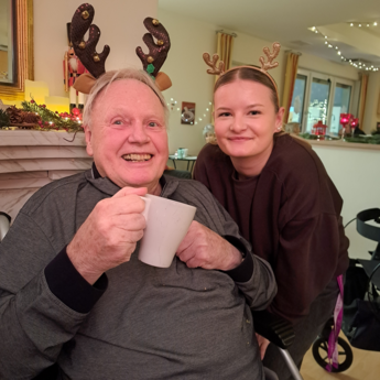 Gute Stimmung auf dem Weihnachtsmarkt im Haus am Urselbach