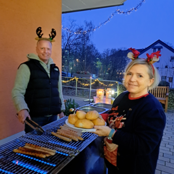 Gute Stimmung auf dem Weihnachtsmarkt im Haus am Urselbach
