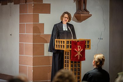 Kirchenpräsidentin Prof. C. Tietz hielt die Festpredigt
