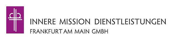 Logo mit Aufschrift 'Innere Mission Dienstleistungen Frankfurt am Main GmbH'